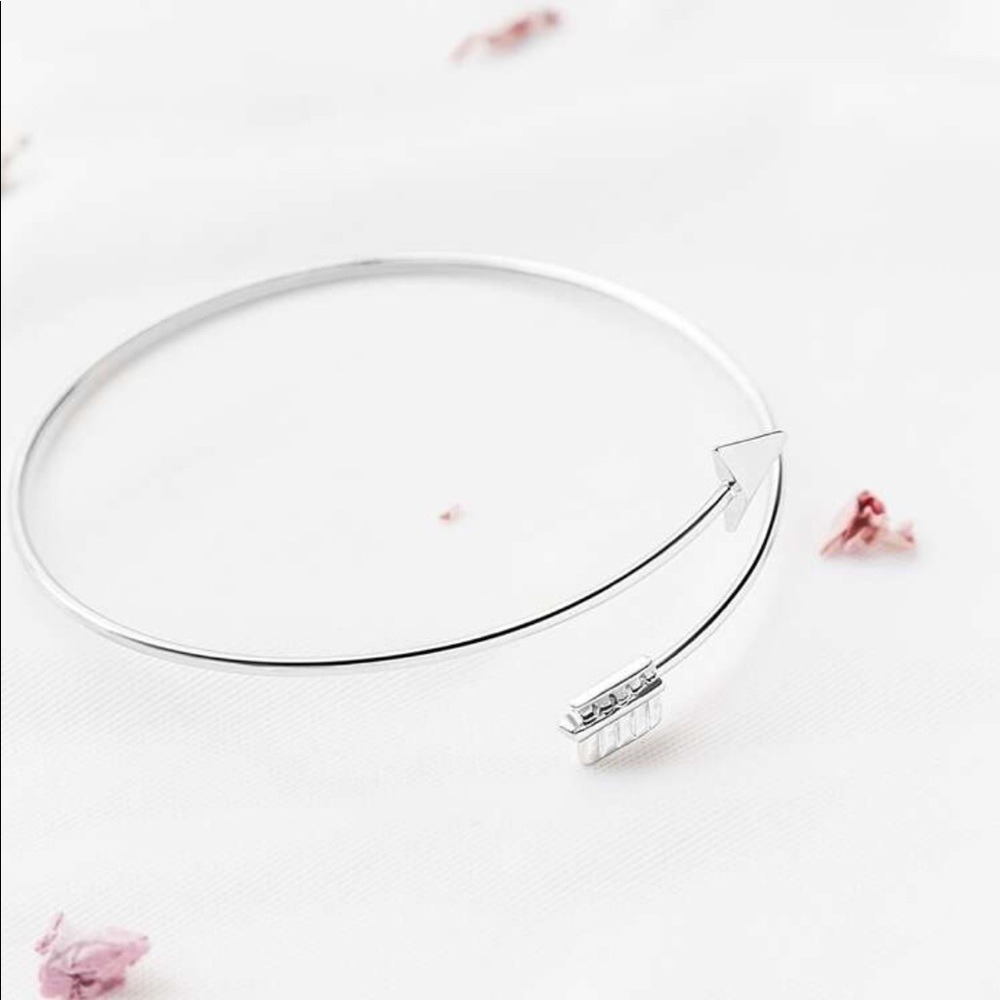 Silver Arrow Cuff Bracelet